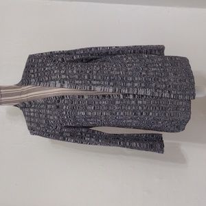 Eileen Fisher Silk & Linen Open Cardigan Sweater  Size S